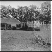 House during flood