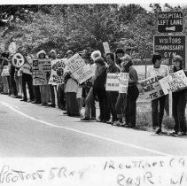 Mather nuclear weapons protest