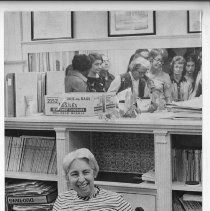 Sema Levinson, director of the Family Service Agency of Sacramento, in her office