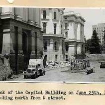 Excavation of extension of Capitol