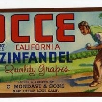 Bocce Califrnia Zinfandel Quality Grapes