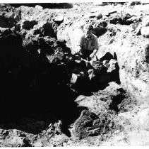 Drake's Bay. "Possible Drake site excavation - Sept. 1948 - Drake's Bay, Calif."