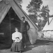 N.N. Vance, Field Asst., A.M. Fontaine, Camp Broderick, Calif. U.S. Geological Survey