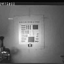 Chart - Resolving Power of Lenses