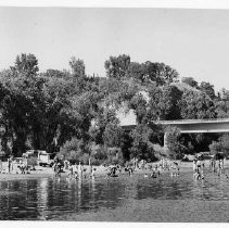 Swimming in Folsom Lake