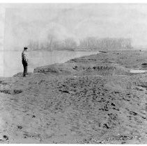 County Road Damaged by Flood