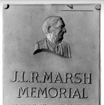 J.L.R. Marsh Memorial Plaque