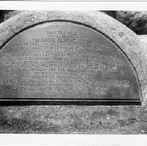 View of the mounument to Theordore Judah, railroad engineer