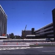 Views of the Holiday Inn Hotel downtown under construction at 4th and 5th Streets on K Street