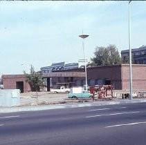 Three dimensional models of the new Public Safety Garage Facility under construction for the Sacramento Police Department on 5th Street