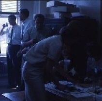 View of what is probably a retirement celebration for one of the staff of the Redevelopment Agency