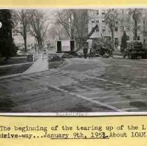 Driveway to the state capitol