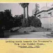 Construction of walkway in front of Capitol