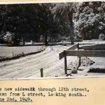 Sidewalk at 2\12th and L streets