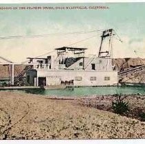 Gold Dredging on the Feather River, Near Marysville, California