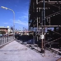 View of the B-2 Parking Garage for the Downtown Plaza under construction 4th Street to 7th Street and between J and L Streets