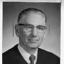 Judge Oscar A. Kistle, formal portrait in robes