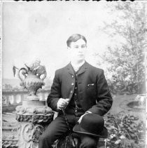 Portrait of unidentified young man