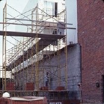 Old Sacramento. Old Sacramento. View of the Pacific Stables building on the corner of Second and L Streets