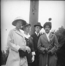 Travelers with luggage