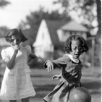 Girls Play with a Ball