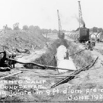 "Grouting Joints in 9' Diameter Pre-cast Pipe"