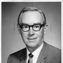 Richard H. Marriott, Mayor of Sacramento, 1968-1975. Portrait, running for re-election