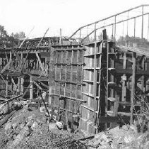 Bridge Construction in Rocky Setting