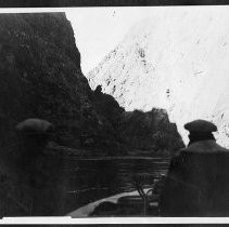 Boulder Canyon dam site looing downstream