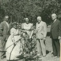 Native Sons and Daughters of the Golden West Centennial Committee Breakfast Tree Planting in honor of Mary E. Bell