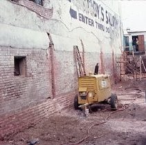 Old Sacramento. Old Sacramento. View of the Pacific Stables building on the corner of Second and L Streets