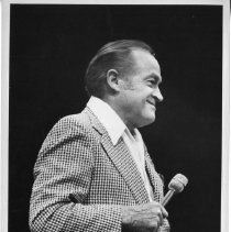 Bob Hope, the legendary comedian and movie and TV star, performing at the Music Circus in Sacramento