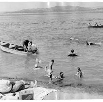 Swimming on Folsom Lake