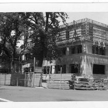 Exterior view of new California State Office Buildings under construction