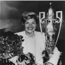 Woman with Trophy