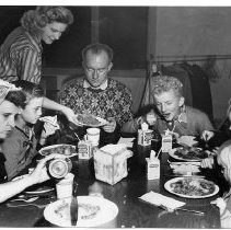 Family Eating a Meal