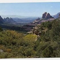 Postcard of Jerome, Arizona, View from Schnebly Hill, Oak Creek Canyon