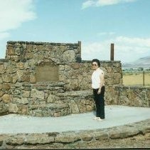 Tule Lake Linkville Cemetery Project 1989: Tule Lake Memorial Plaque and Woman