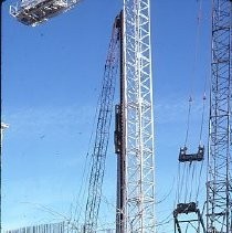 Views of the Holiday Inn Hotel downtown under construction at 4th and 5th Streets on K Street