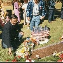 Tule Lake Linkville Cemetery Project 1989: Presentation of Flowers and Flags
