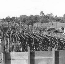 Bridge Construction in Rocky Setting