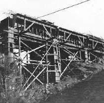 Bridge Construction in Rocky Setting