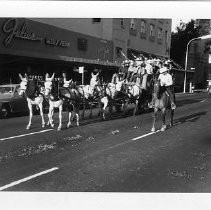 Pony Express Parade down K Street during the "re-run" of the Pony Express