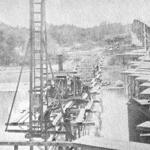 Construction of Temporary Bridge