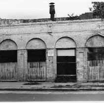 Photographs of Sam Brannan Building in Old Sacramento, prior to restoration