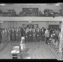 People in an auditorium