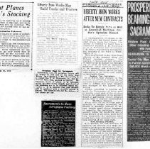 Newspaper articles about the Liberty Iron Works