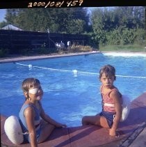 Two Girls Swimming