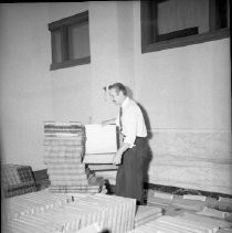 Sacramento County Courthouse with Frank Christy Examining Records