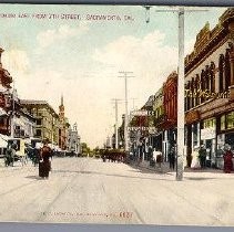 K Street, Looking East from 7th Street, Sacramento